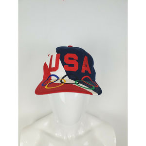Starter Team USA Olympics Hat SnapBack Tri Power Construction Embroidered